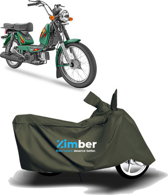 APNEK Two Wheeler Cover for TVS(XL 100, Green)