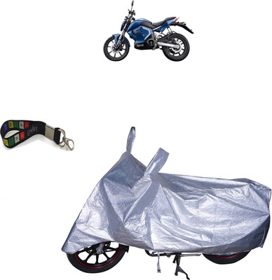 UKIGAL Waterproof Two Wheeler Cover for Revolt(BS6, Silver)