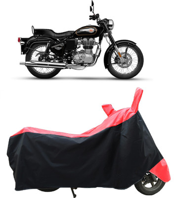 Coxtor Two Wheeler Cover for Royal Enfield(350, Red)