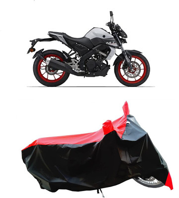 KEDIT Two Wheeler Cover for Yamaha(Alpha BS6, Red)