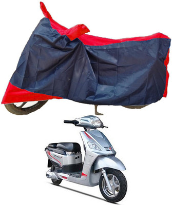 Mdstar Waterproof Two Wheeler Cover for Hero(Electric NYX e5, Red, Blue)