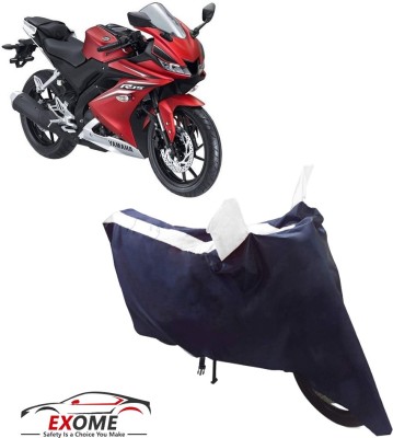 EXOME Two Wheeler Cover for Yamaha(YZF R15 V3.0, White)