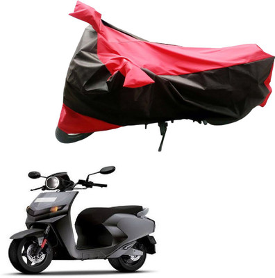 Mdstar Waterproof Two Wheeler Cover for Universal For Bike(Black, Red)