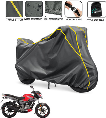 AUTOBIRSA Waterproof Two Wheeler Cover for Bajaj(Pulsar NS125, Grey)