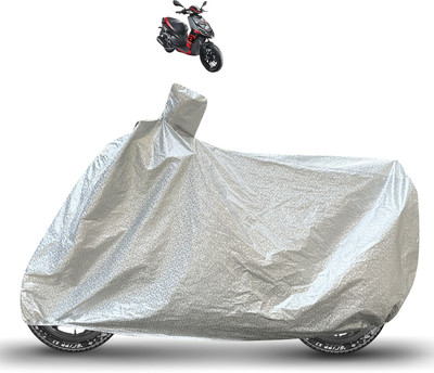 Caronix Waterproof Two Wheeler Cover for Aprilia(SR 150, Silver)