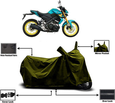 Amexride Two Wheeler Cover for Yamaha(MT 15 New, Green)