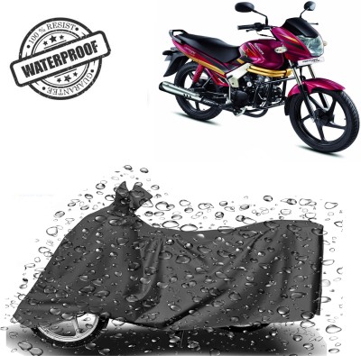 ROYAL AUTO MART Waterproof Two Wheeler Cover for Mahindra(Centuro, Grey)