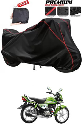 DeepShakshi AUTOMOTIVE Two Wheeler Cover for Hero(HF Deluxe Eco, Black)
