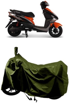 SUGASHRI Waterproof Two Wheeler Cover for Ampere(REO BS6, Green)