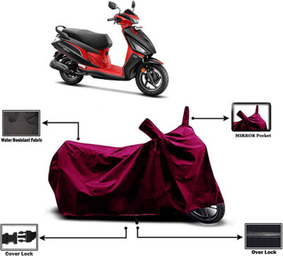 KEDIT Two Wheeler Cover for Hero(Maestro Edge 125, Maroon)