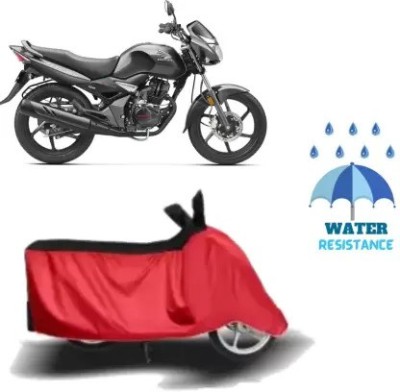 vinims enterprises Waterproof Two Wheeler Cover for Honda(CB Shine, Red, Black)