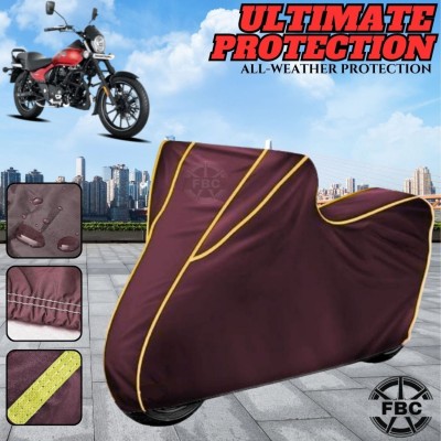 OliverX Waterproof Two Wheeler Cover for Bajaj(Avenger, Maroon)