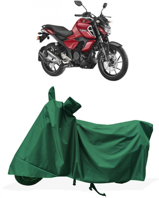 Tricway Two Wheeler Cover for Yamaha(FZ-S Fi Version 3.0 BS6, Green)