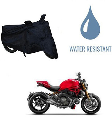 DeepShakshi AUTOMOTIVE Waterproof Two Wheeler Cover for Ducati(Monster 795, Black)