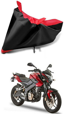 AutoGalaxy Waterproof Two Wheeler Cover for Bajaj(Pulsar 180NS, Red, Black)