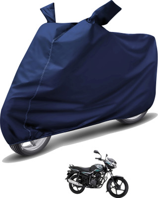 Auto Hub Waterproof Two Wheeler Cover for Bajaj(Discover 100 DTS-i, Blue)