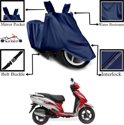 KEDIT Two Wheeler Cover for Universal For Bike(Wego, Blue)