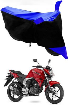 Furious3D Two Wheeler Cover for Yamaha(FZ FI BS6, Blue, Black)