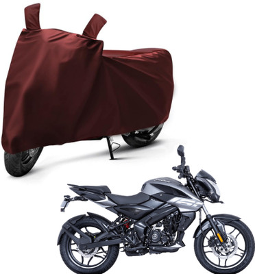 sowelar Waterproof Two Wheeler Cover for Bajaj(Pulsar NS 160, Maroon)