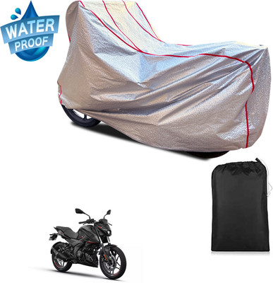 PAGORA Waterproof Two Wheeler Cover for Bajaj(Silver)