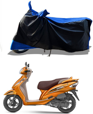 DeepShakshi AUTOMOTIVE Waterproof Two Wheeler Cover for TVS(Wego, Blue)