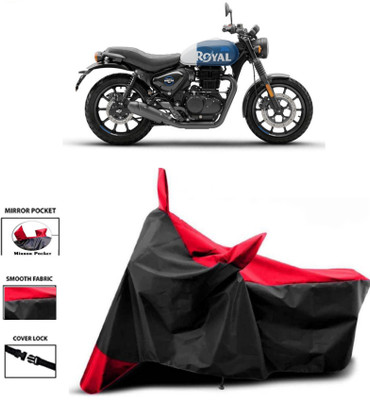 WMIZEXA Two Wheeler Cover for Royal Enfield(Red, Black)