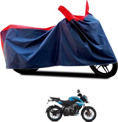 CODOKI Waterproof Two Wheeler Cover for Bajaj(Pulsar NS125, Black, Red)