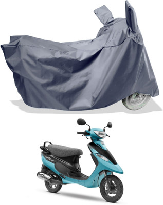 Amexride Two Wheeler Cover for TVS(Scooty Pep Plus BS6, Blue)