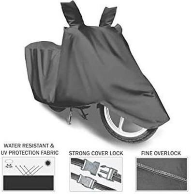 DeepShakshi AUTOMOTIVE Two Wheeler Cover for Royal Enfield(Bullet Electra Twinspark, Grey)