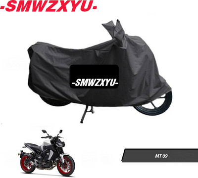 smwzxyu Waterproof Two Wheeler Cover for Yamaha(MT-09, Black)