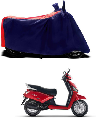 GOSHIV-car and bike accessories Waterproof Two Wheeler Cover for Mahindra(Gusto 125 BS6, Red)