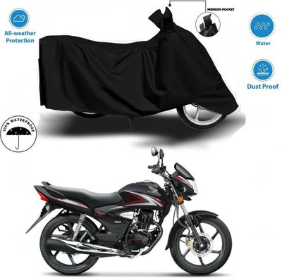 smwzxyu Waterproof Two Wheeler Cover for Honda(Black)
