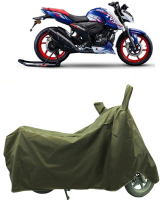 Coxtor Waterproof Two Wheeler Cover for TVS(Apache RTR 165 RP, Green)