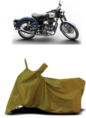 VESMEI Two Wheeler Cover for Royal Enfield(Bullet 500, Blue)