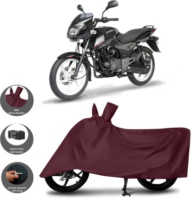 WMIZEXA Waterproof Two Wheeler Cover for Universal For Bike(Pulsar, Maroon)