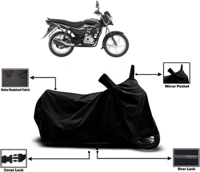 AASHTIK MART Two Wheeler Cover for Bajaj(ComforTec, Black)