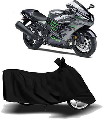 DeepShakshi AUTOMOTIVE Waterproof Two Wheeler Cover for Kawasaki(Ninja ZX 14R, Black)