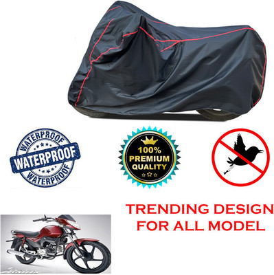 THE REAL ARV Waterproof Two Wheeler Cover for Mahindra(Stallio, Black)