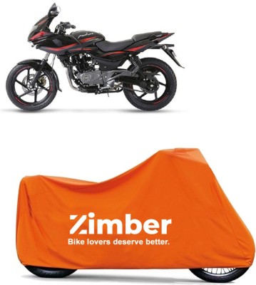 APNEK Two Wheeler Cover for Bajaj(Pulsar 220F, Orange)