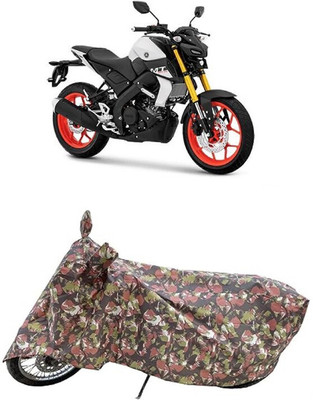 Coxtor Waterproof Two Wheeler Cover for Yamaha(MT 15 New BS6, Multicolor)