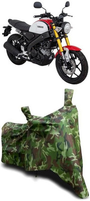 ATBROTHERS Waterproof Two Wheeler Cover for Yamaha(XSR155 BS6, Multicolor, Green)