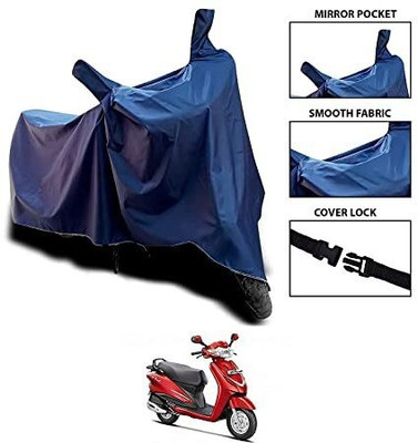 MMSSTAR Waterproof Two Wheeler Cover for Hero(Electric Cruz, Blue)