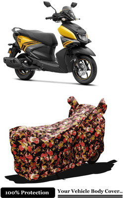 Amexride Two Wheeler Cover for Yamaha(Ray-ZR 125FI BS6, Multicolor)