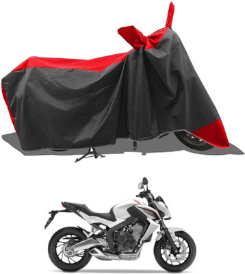 KEDIT Two Wheeler Cover for Honda(CB500F, Red)