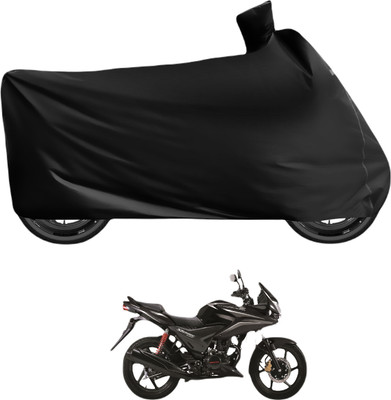 Auto Hub Waterproof Two Wheeler Cover for Honda(Stunner CBF, Black)