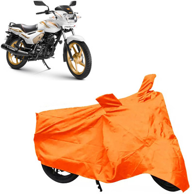 ROYAL AUTO MART Two Wheeler Cover for TVS(Star City Plus, Orange)