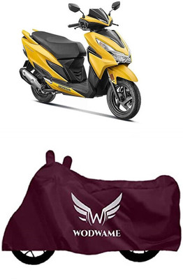 WODWAME Two Wheeler Cover for Honda(Grazia BS6, Maroon)