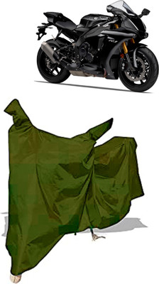 Amexride Two Wheeler Cover for Yamaha(YZF R1 BS6, Maroon)