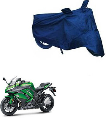 DeepShakshi AUTOMOTIVE Waterproof Two Wheeler Cover for Kawasaki(Ninja 1000, Blue)
