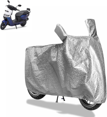 aksmit Waterproof Two Wheeler Cover for Ather(Silver)